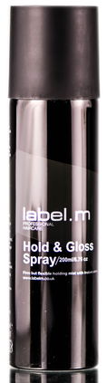 Label. M Hold & Gloss Spray Label. M Hold & Gloss Spray
