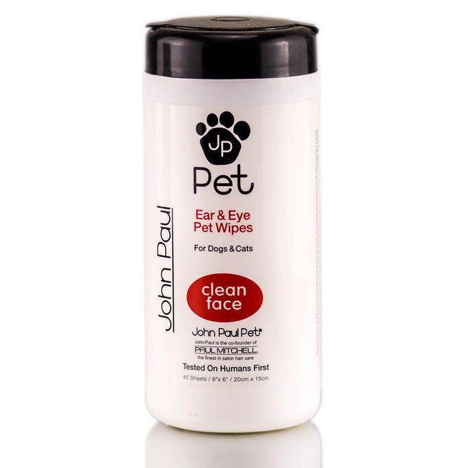 John Paul Pet Ear & Eye Wipes For All Pets