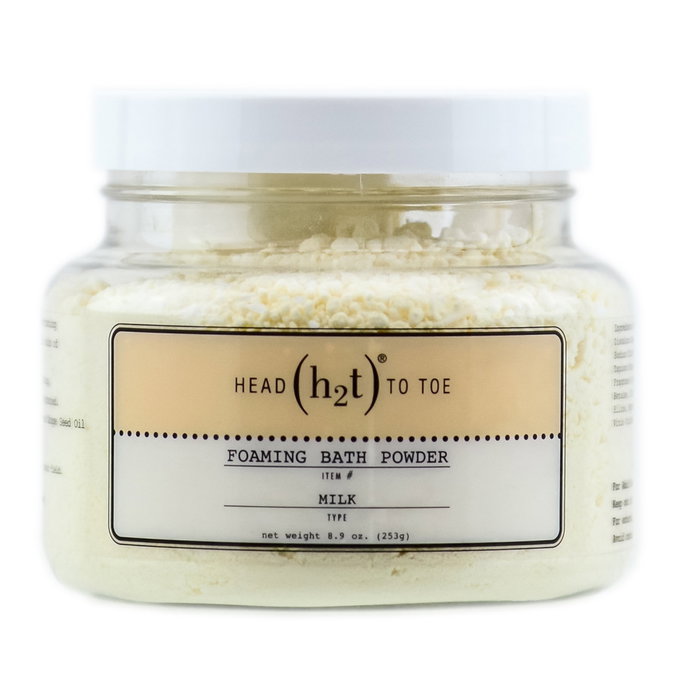 H2T Head to Toe Foaming Bath Powder Milk-image1 H2T Head to Toe Foaming Bath Powder Milk-image1