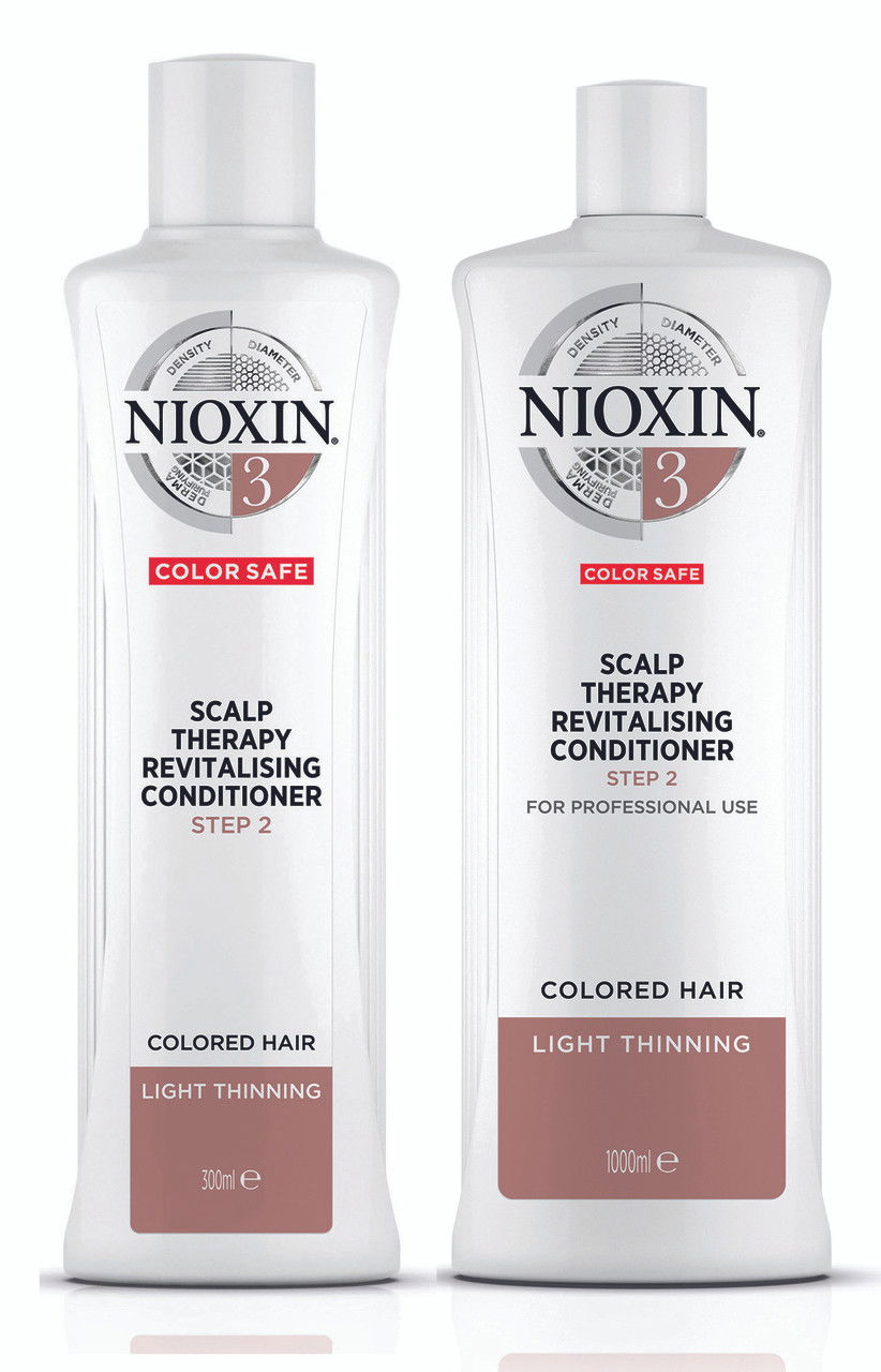 Fashion Nioxin System 3 shampoo and 2 conditioners chemically inhanced hair