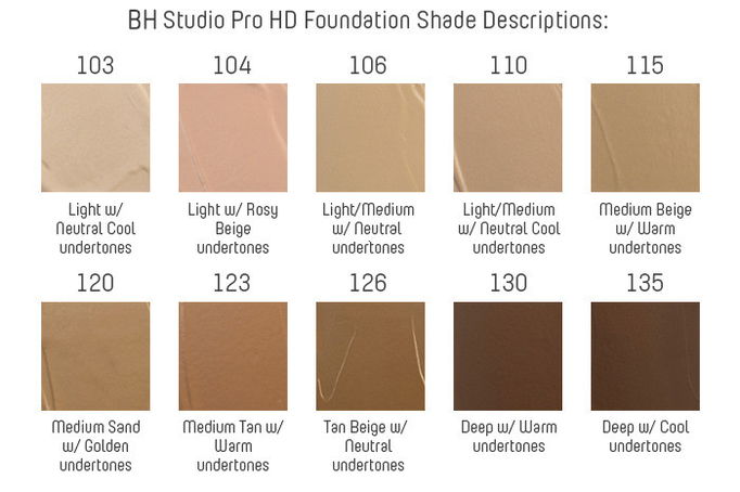 BH Cosmetics Studio Pro HD Foundation
