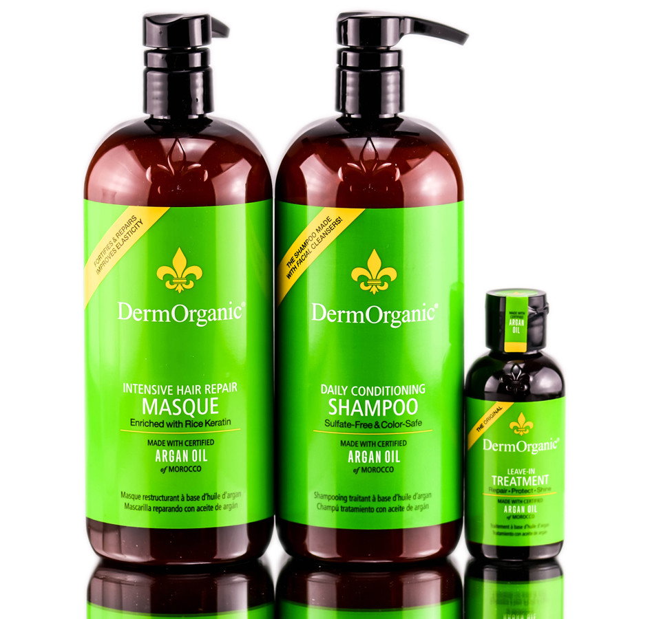 Dermorganic Argan Oil Hair Treatments Back Bar Kit-image1