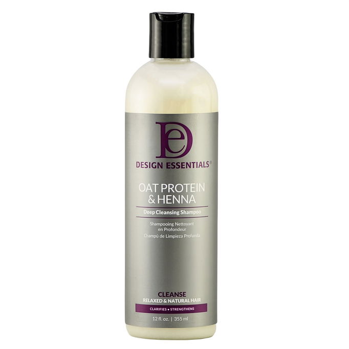 Design Essentials Oat Protein & Henna Deep Cleansing Shampoo