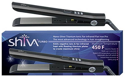 Macvoil Shiva Turbo Nano-Titanium Far-Infrared Flat Iron - 1 inch-image1
