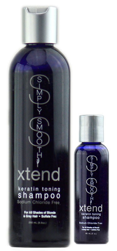 Simply Smooth Xtend Keratin Toning Shampoo - For All Shades of Blonde and Gray Hair-image1 Simply Smooth Xtend Keratin Toning Shampoo - For All Shades of Blonde and Gray Hair-image1