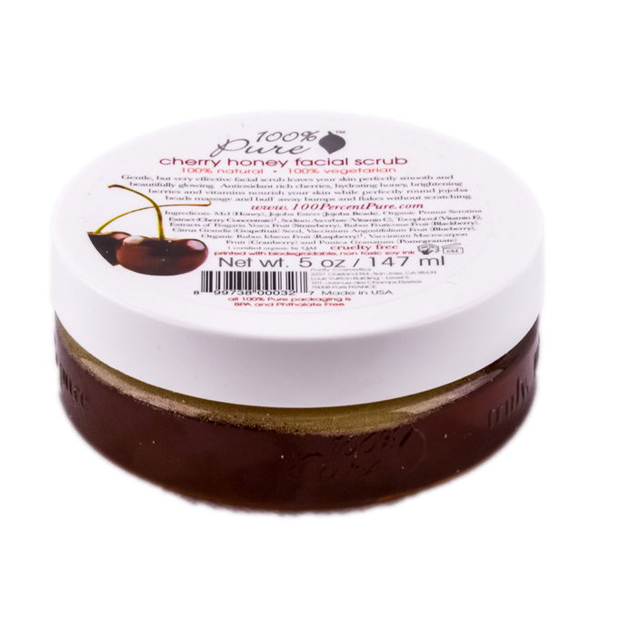 100% Pure Cherry Honey Facial Scrub 100% Pure Cherry Honey Facial Scrub