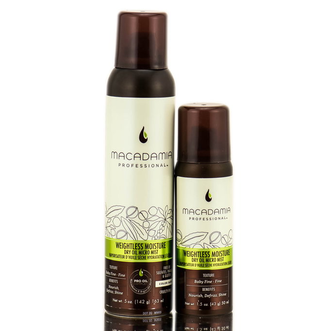 Macadamia Weightless Moisture Dry Oil Micro Mist-image1 Macadamia Weightless Moisture Dry Oil Micro Mist-image1