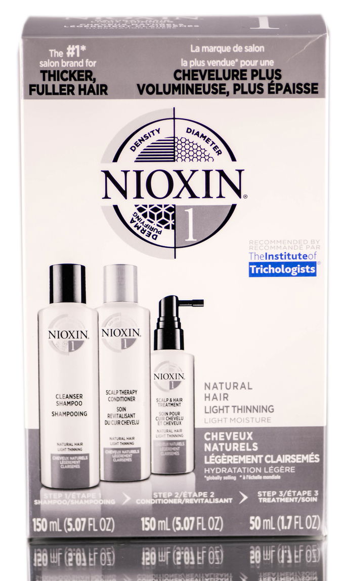 Nioxin System 1 Natural Hair Light Thinning Kit