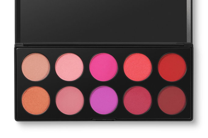 BH Cosmetics Glamorous 10 Color Blush Palette-image2 BH Cosmetics Glamorous 10 Color Blush Palette-image2