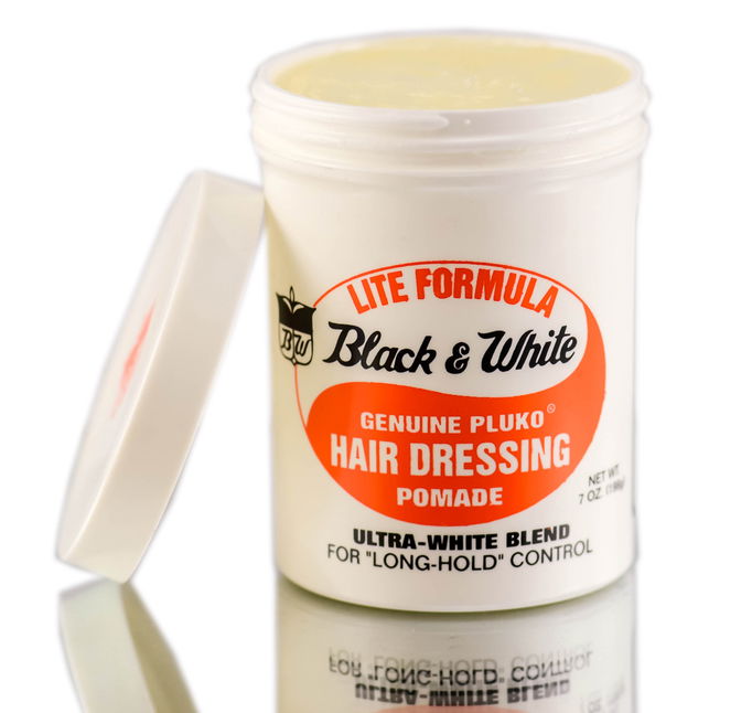 Black & White Genuine Pluko Hair Dressing Pomade (Lite Formula)
