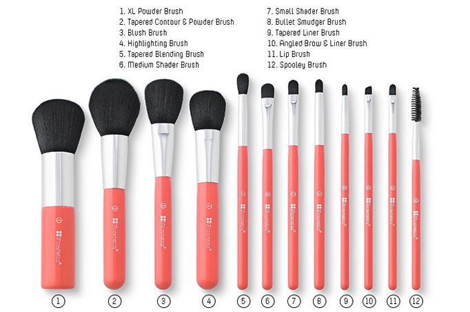BH Cosmetics 12 Pc Wild Brush Set-image2