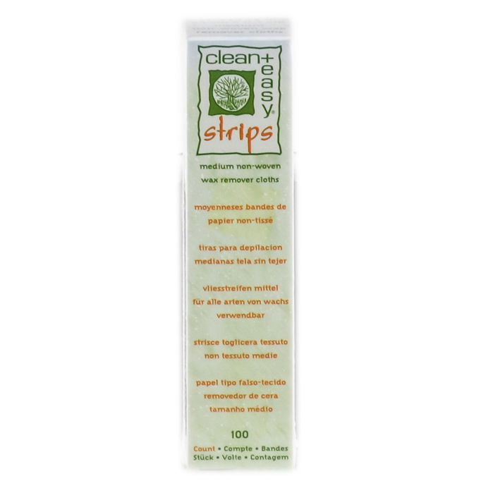 Clean+ Easy Strips Non-Woven Wax Remover Cloths
