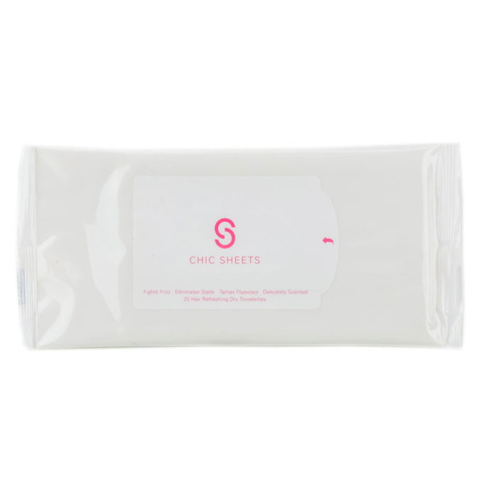 Chic Sheets Hair Refreshing Dry Towelettes