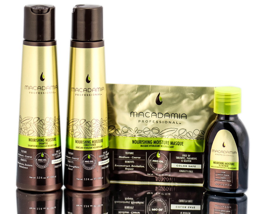 Macadamia Nourishing Moisture For Medium/Coarse Hair Travel - Kit-image1