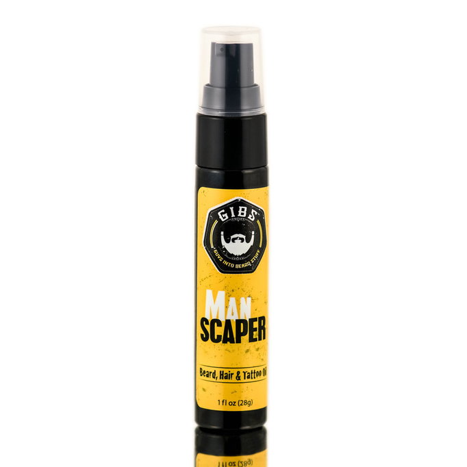 GIBS Man Scaper Beard, Hair & Tattoo Oil-image1 GIBS Man Scaper Beard, Hair & Tattoo Oil-image1