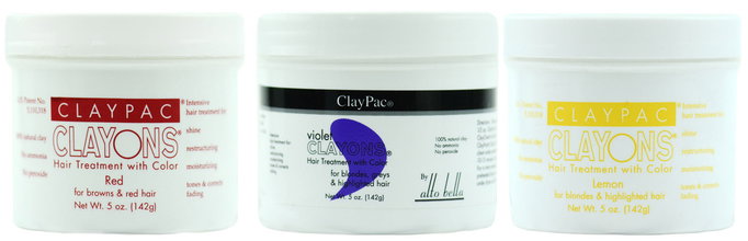 Alto Bella ClayPac ClayOns Hair Treatment with Color-image1 Alto Bella ClayPac ClayOns Hair Treatment with Color-image1