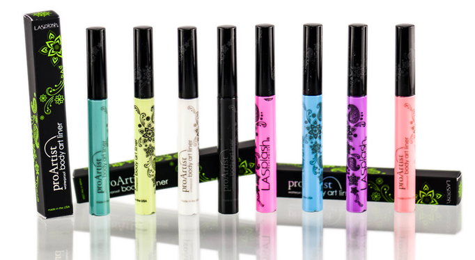 LA-Splash Cosmetics Pro Artist (Waterproof) Body Art Liner-image1