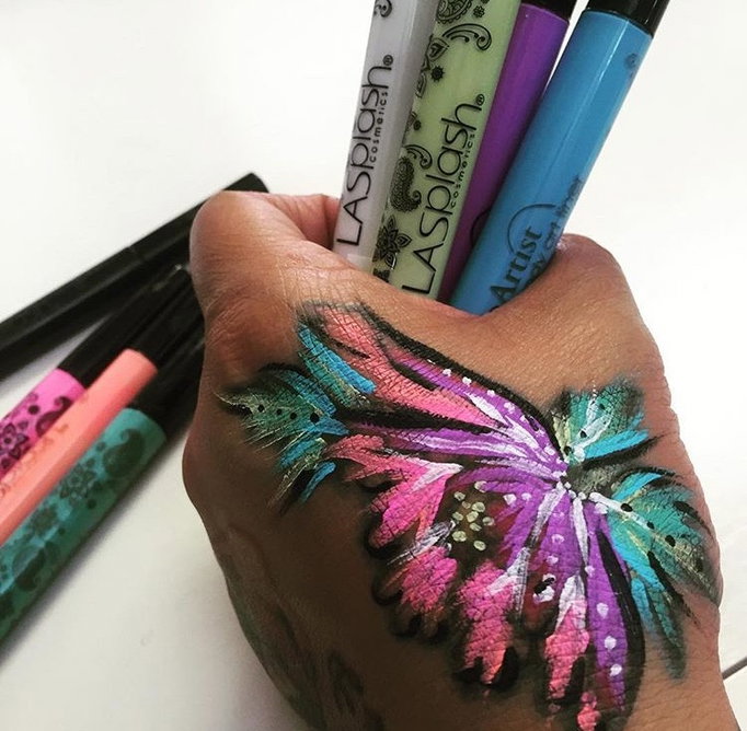 LA-Splash Cosmetics Pro Artist (Waterproof) Body Art Liner-image2