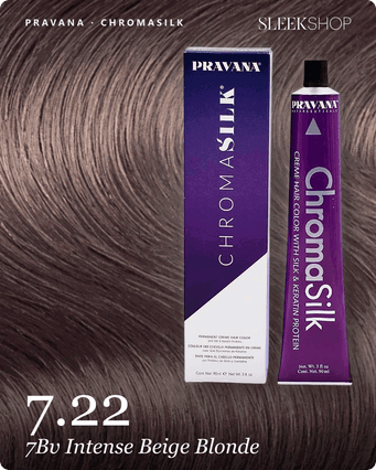 7.22 - 7Bv Intense Beige Blonde, Pravana ChromaSilk Permanent
