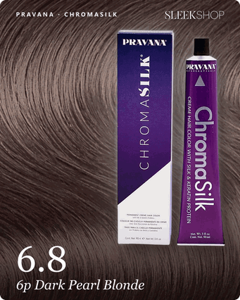 ばらエレガント6 6.8 - 6p Dark Pearl Blonde, Pravana ChromaSilk Permanent Creme