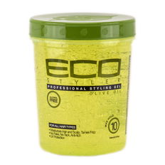 Eco Krystal Styler Professional Styling Gel Olive Oil - For All Hair Types