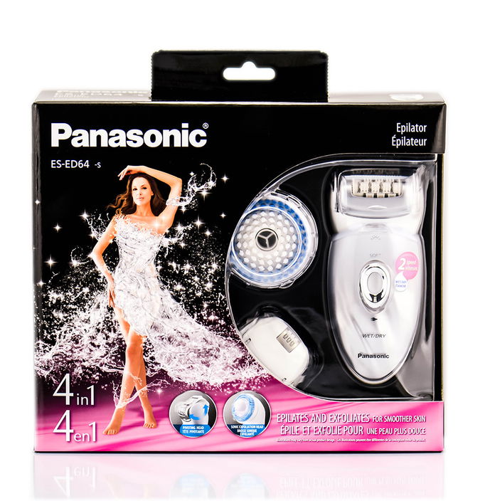Panasonic ES-ED64-S Cleaning Brush and Epilator System