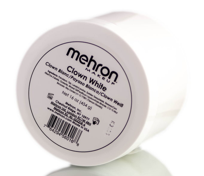 Mehron Clown White Makeup-image1 Mehron Clown White Makeup-image1