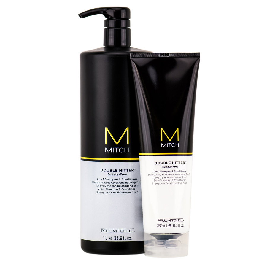 Mitch by Paul Mitchell  Double Hitter 2 in 1 Shampoo & Conditioner-image1