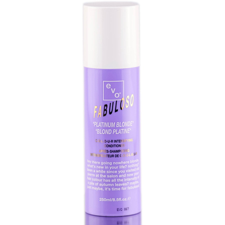 Evo Fabuloso Platinum Blonde Colour Intensifying Conditioner-image1 Evo Fabuloso Platinum Blonde Colour Intensifying Conditioner-image1