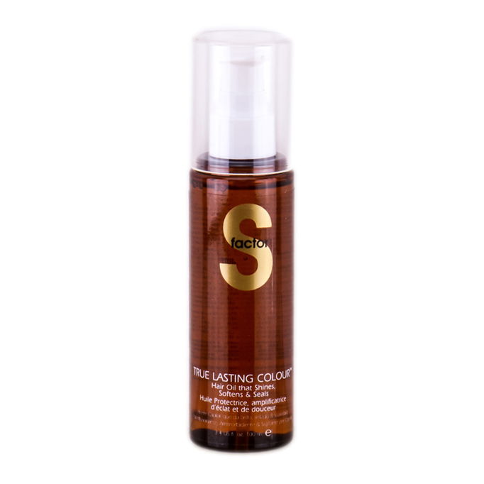 Tigi S Factor True Lasting Colour Hair Oil - That Shine Oftens & Seals