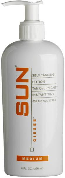 Giesee SUN - Self Tanning Lotion Tan Ovenight Instant Tint (Medium)