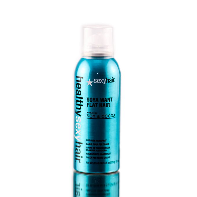 Healthy Sexy Hair Soya Want Flat Hair Flat Iron Spray
