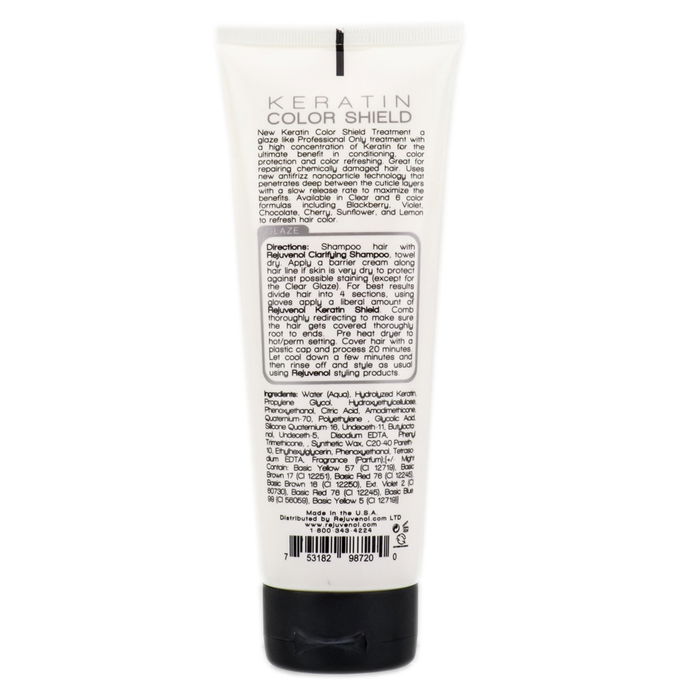 Rejuvenol Keratin Color Shield Clear Glaze
