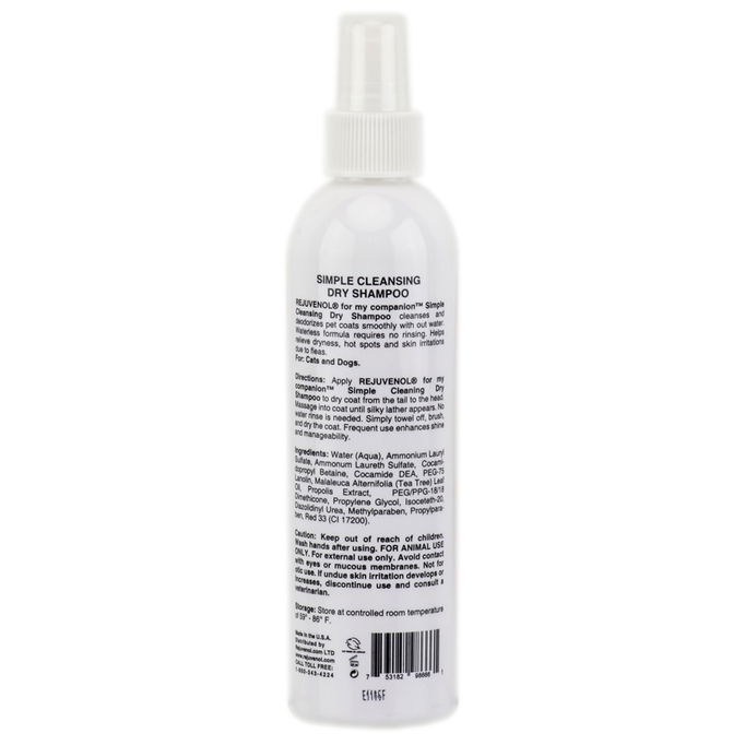 Rejuvenol for my companion Simple Cleansing Dry Shampoo