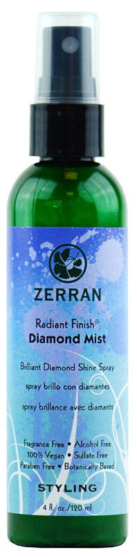 Zerran Radiant Finish Diamond Mist shine spray
