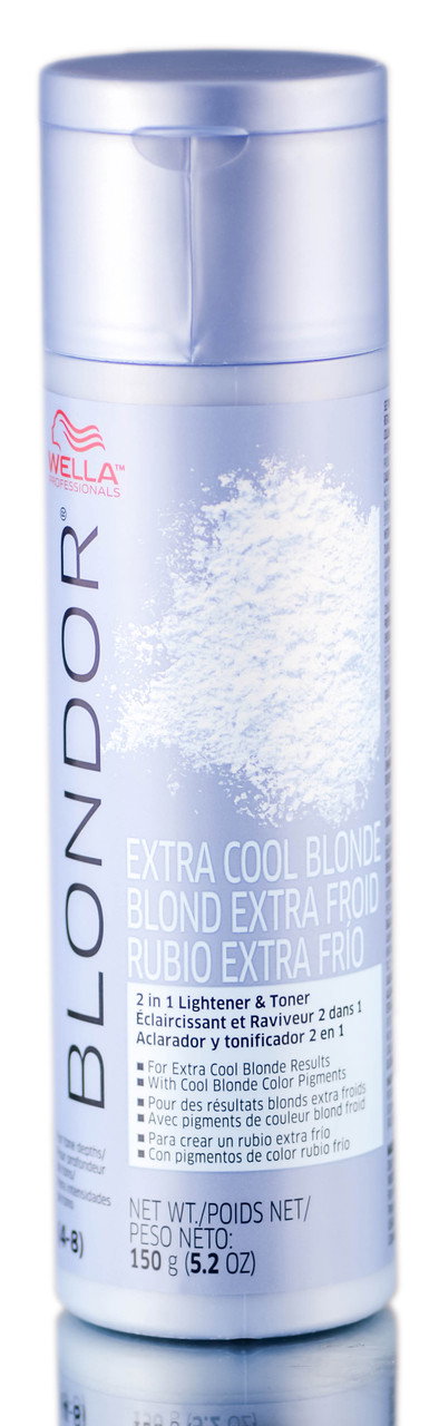 Wella Professionals Blondor Extra Cool Blonde 2 in 1 Lightener & Toner-image1 Wella Professionals Blondor Extra Cool Blonde 2 in 1 Lightener & Toner-image1