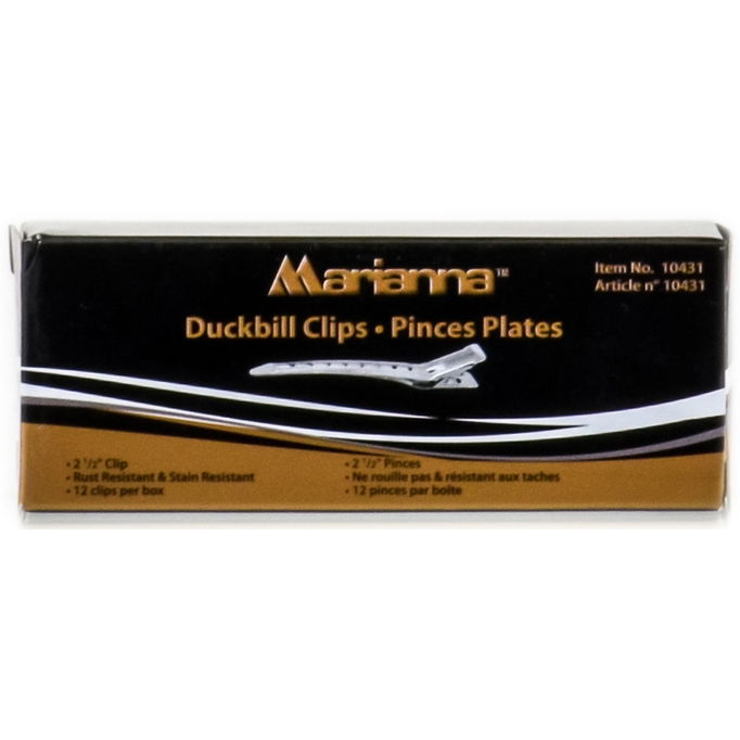 Marianna Duckbill Clips - Pinces Plates