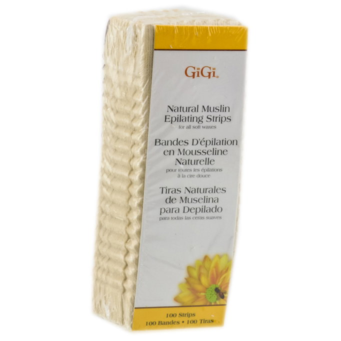 GiGi Natural Muslin Epilating Strips (100 Strips)-image1 GiGi Natural Muslin Epilating Strips (100 Strips)-image1