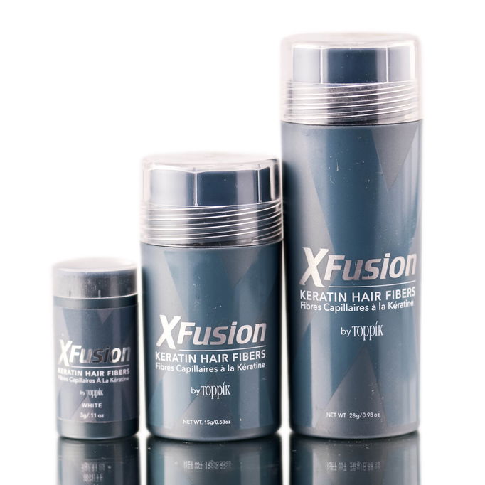 XFusion White Keratin Hair Fibers