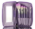 Crown Brush Purple 7pc HD w/ Mirror and Tweezer-image1