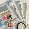Crown Brush White 7pc HD Set w/ Mirror and Tweezer