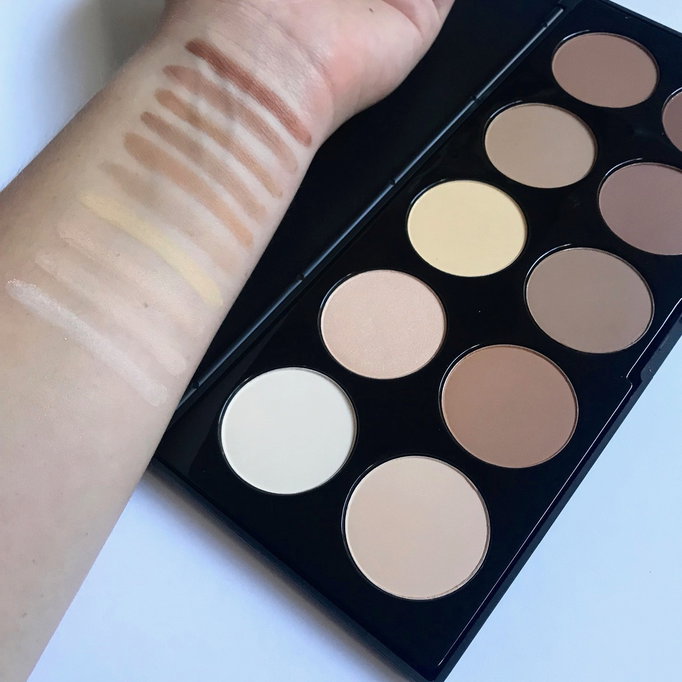 Crown Brush 10 Color Powder Contouring Palette-image2