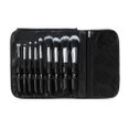 BH Cosmetics Dual Fiber 9 Piece Brush Set with Black Brush Roll-image1