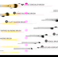BH Cosmetics Studded Couture 12 Piece Brush Set