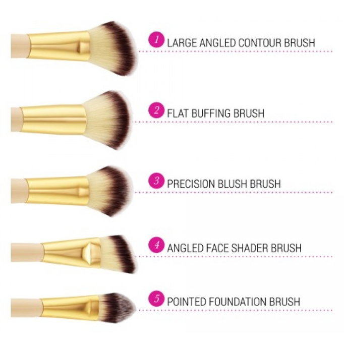 BH Cosmetics Studded Couture 12 Piece Brush Set-image3