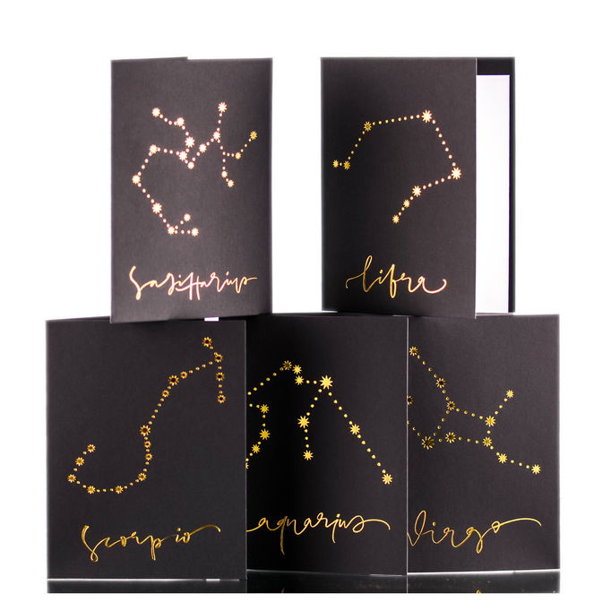 Flash Tattoos Zodiac Cards