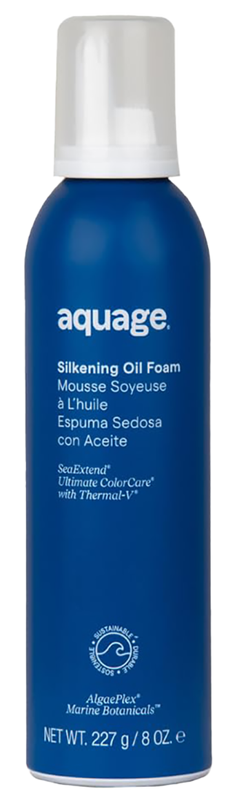 2 oz, Aquage SeaExtend Silkening Oil Foam | SleekShop