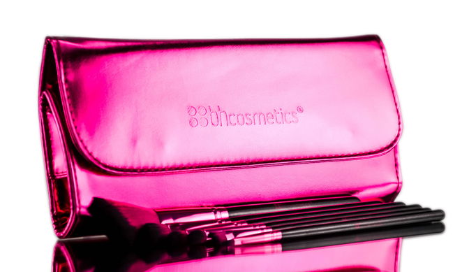 BH Cosmetics Metallic Pink 14 Piece Brush Set