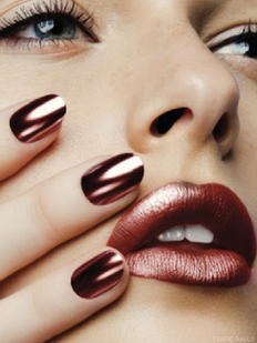 Static Nails Chrome Collection - Crimson Edit