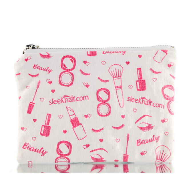 Sleekhair Beauty  Zippered Makeup Bag